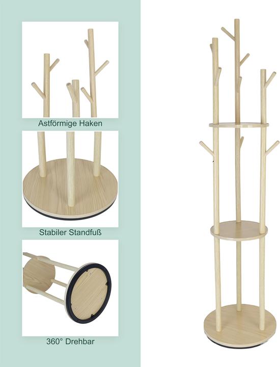 Actual product image Relaxdays Garderobenständer