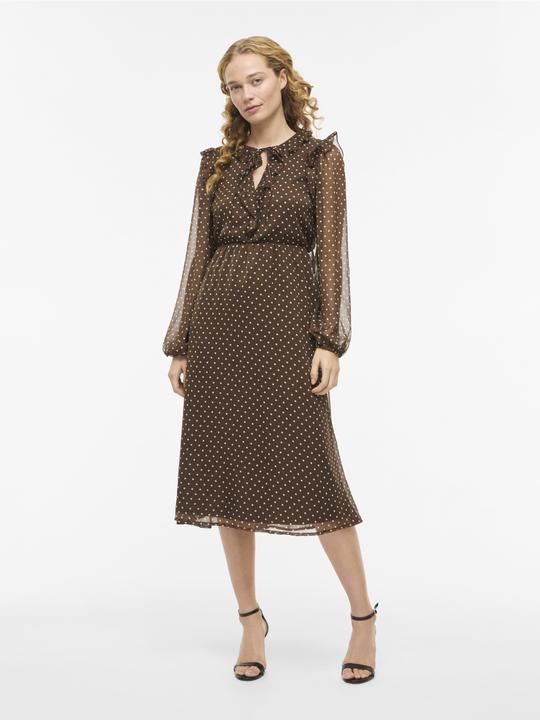 Image du produit Vila VIHARLEY Langärmeliges Maxikleid (42)