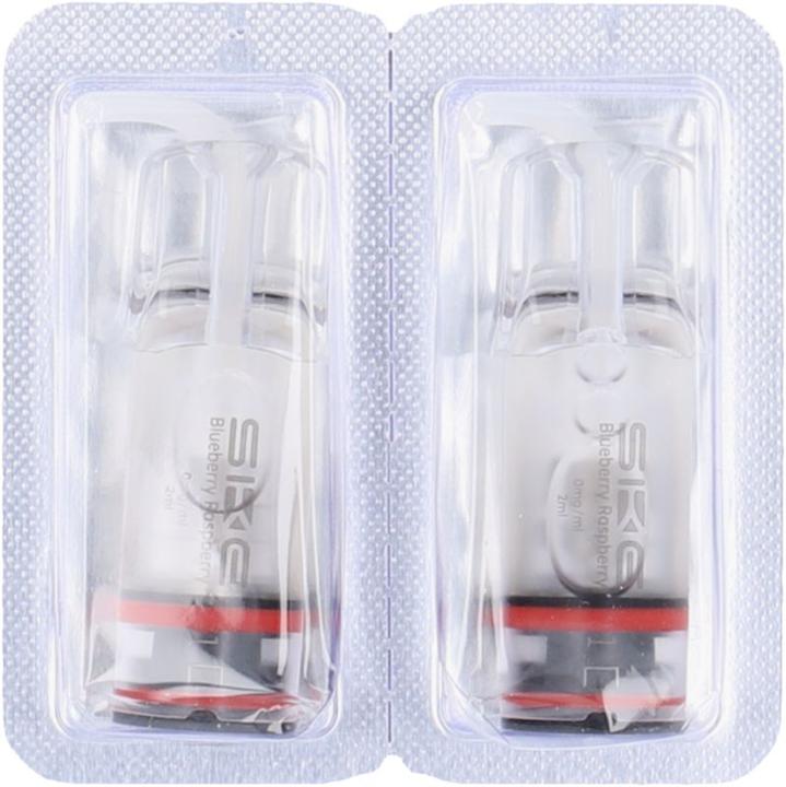 Produktbild SKE Crystal Plus Blueberry Rasperry - E-Pod-Nachfüllung - 2 Stk. à 2 ml (Blaubeere, Himbeere)