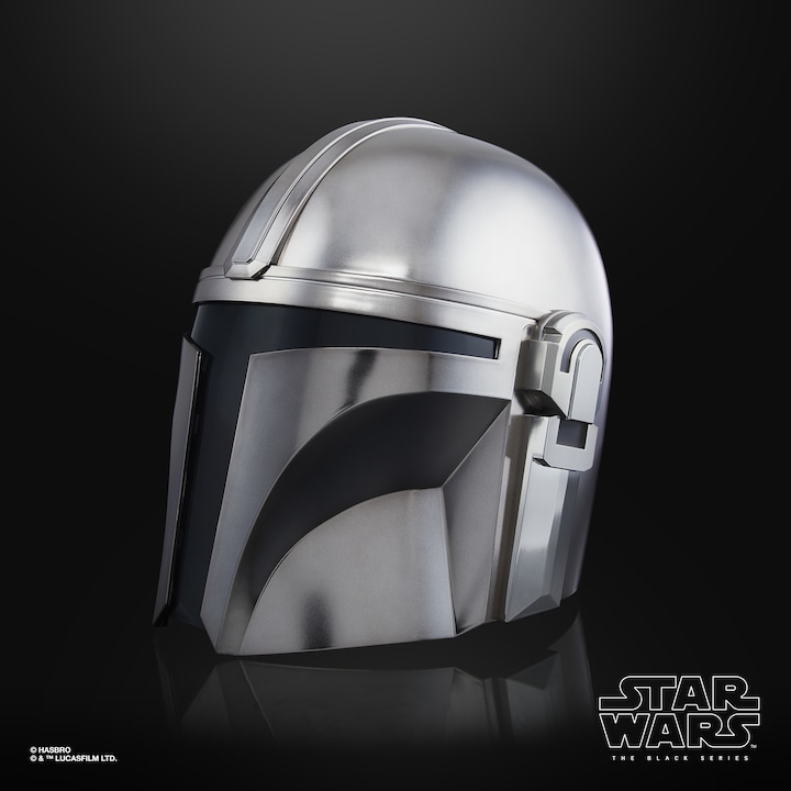 Actual product image Hasbro The Black Series: The Mandalorian Helmet