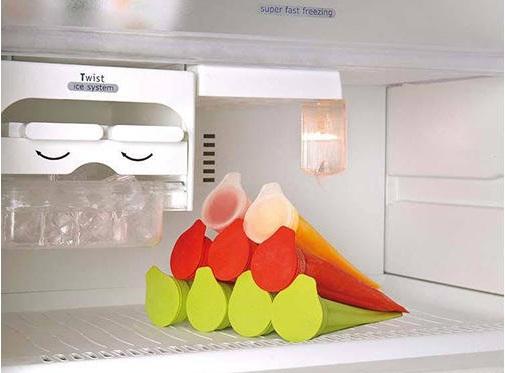 Actual product image Silikomart Cal 01 Stampo Ghiaccioli Set 3 Silicone Mould