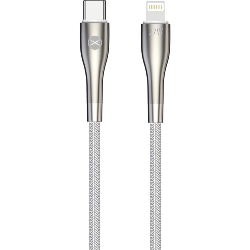 Forever Schlankes Kabel USB-C - Lightning 1,0 m 27W weiss (USB 3.2 Gen 1), USB Kabel