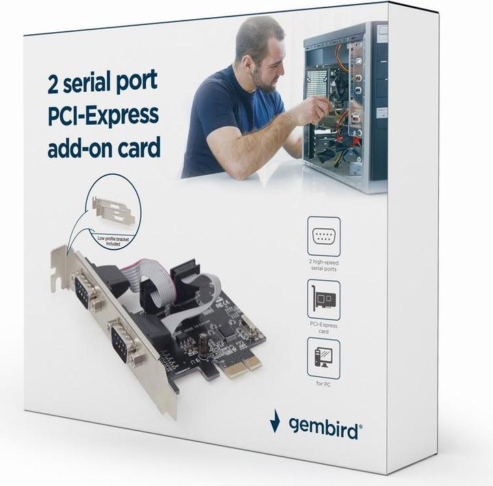 Actual product image Gembird SPC-22 Interface Card/Adapter Built-in Serial