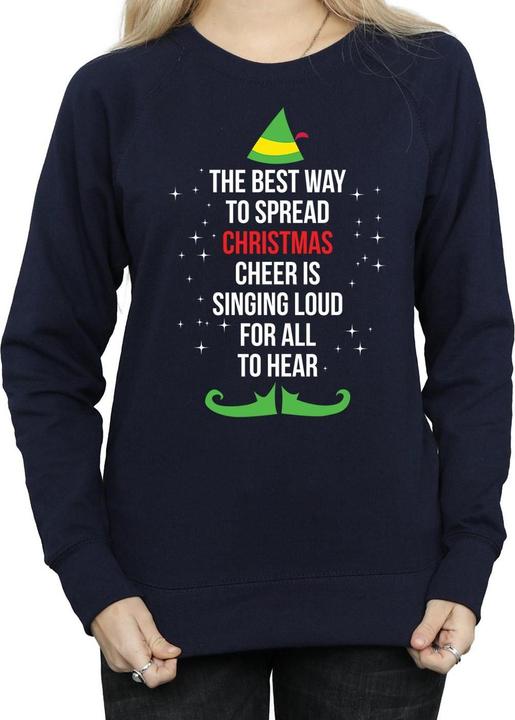 Produktbild Elf Christmas Cheer Text Sweatshirt (S)