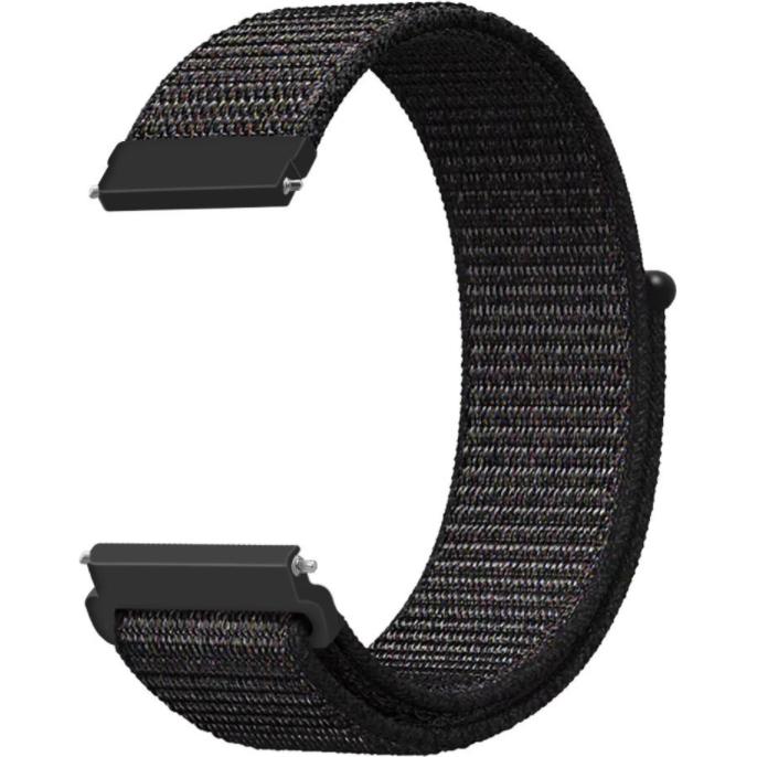 Thumbnail - Strap-it Nylonarmband (Nylon), Uhrenarmband, Schwarz
