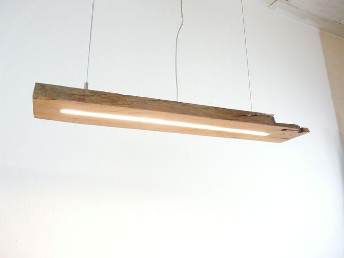 Produktbild Ebnat rustikale LED Lampe Hängeleuchte antik Balken, 109cm (3000 lm)