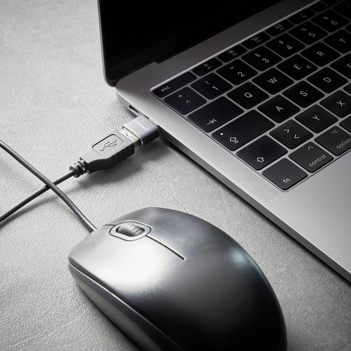 Image du produit Intenso 3-pack USB Adapter USB-A -> USB-C C480C Aluminium (USB 2.0)