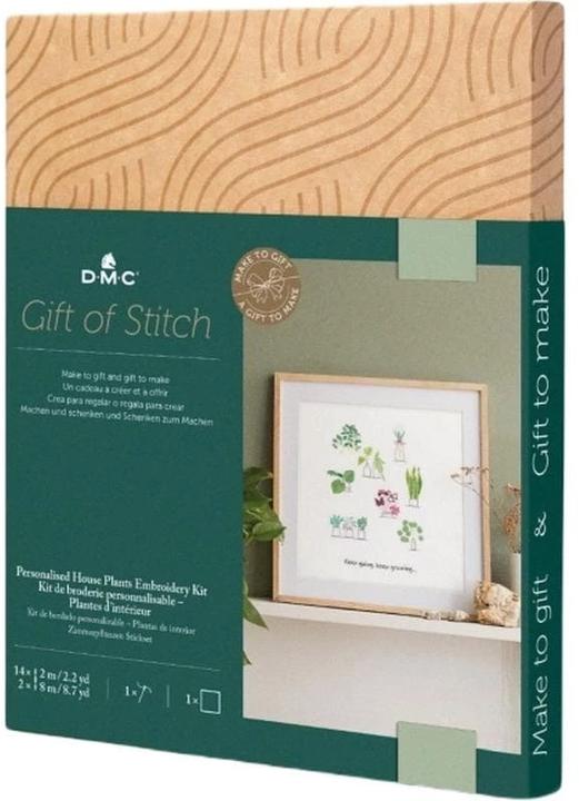 DMC Gift of Stitch Set da ricamo piante da interno