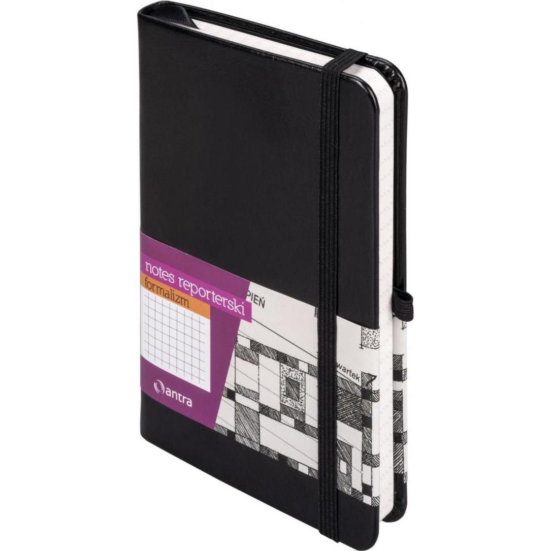 Antrax Notizbuch A6 Karierter Formalismus Schwarz (A6, Kariert, Harter Einband) (280244)