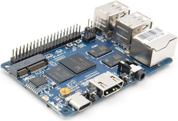 Actual product image Sinovoip BPI-M4 - Banana Pi - Quad-core single board computer