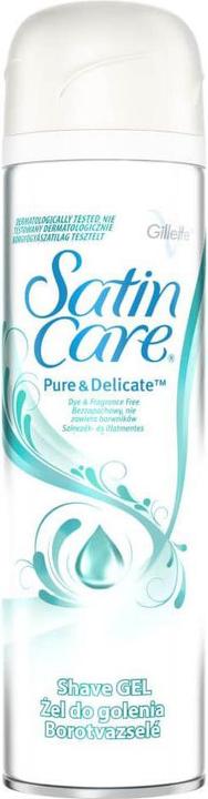 Gillette Satin Care Gel 200ml Pure & Delicate Without colours and perfumes (065363) (200 ml, Shaving gel)
