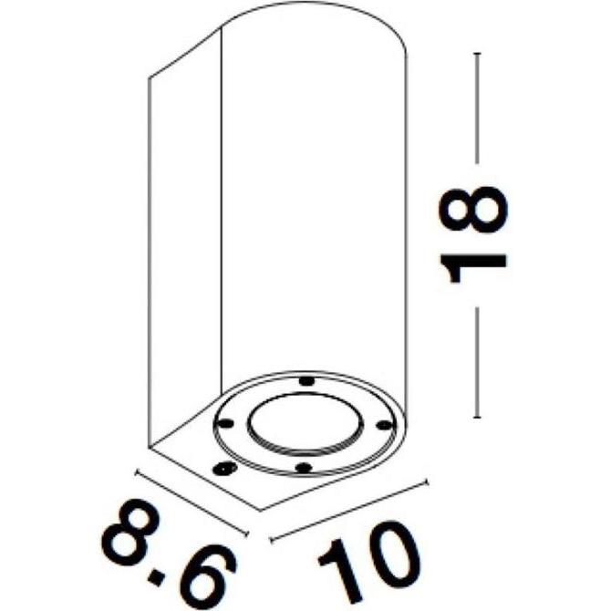Thumbnail - Nova Luce, Fassadenbeleuchtung, Wand- & Deckenleuchten (GU10, IP65)