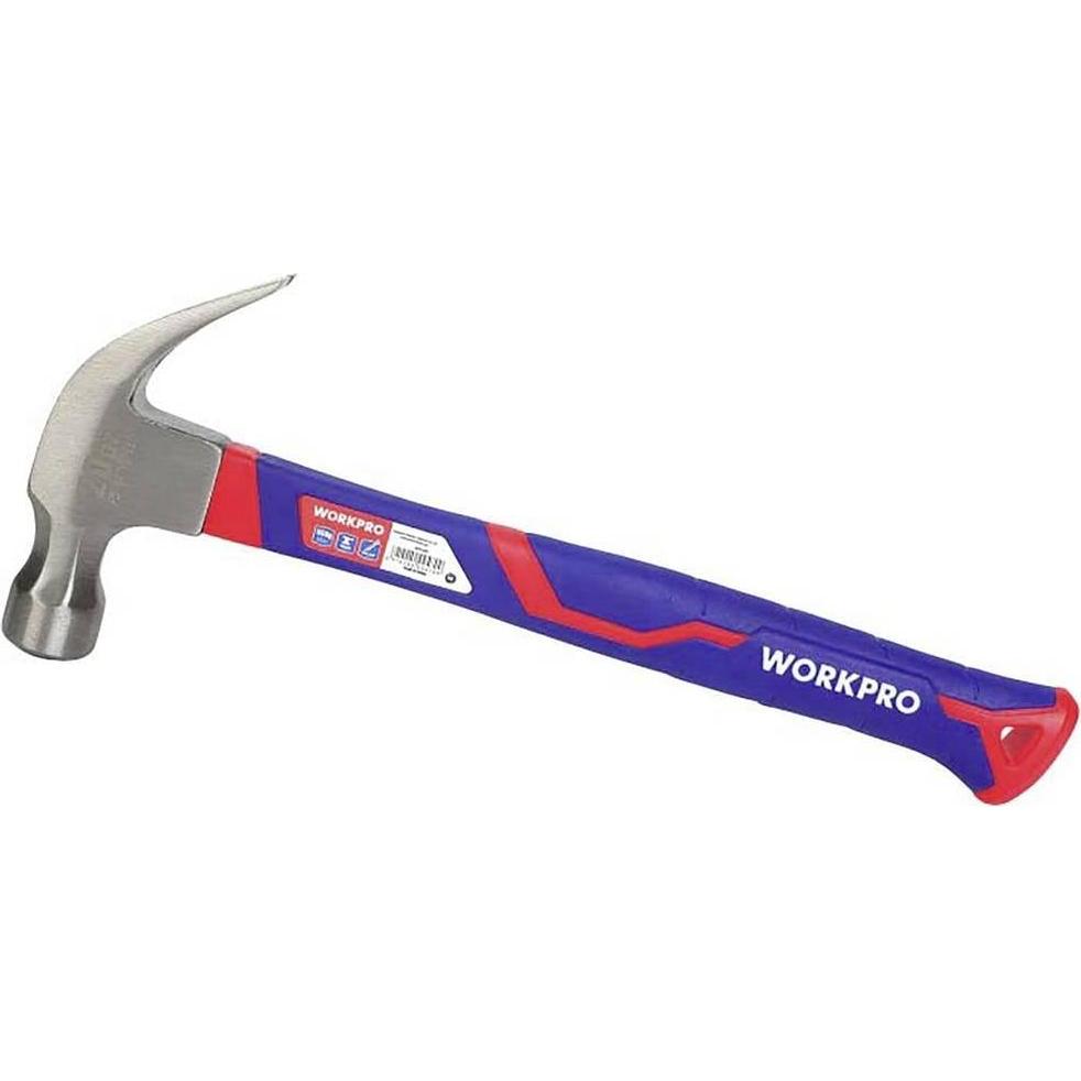 Workpro, Hammer, WP241012 Klauenhammer ergonomischer Griff, hart 560 g 1 St. (560 g)