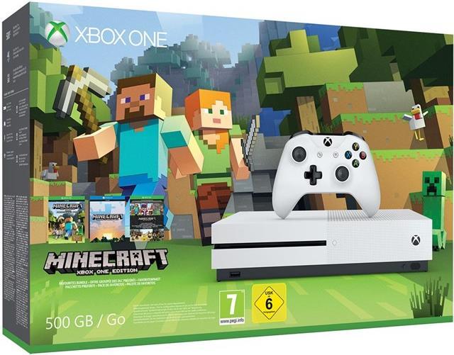 Microsoft Xbox One S 500GB, Minecraft Bundle