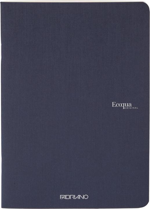 Fabriano Heft EcoQua geheftet liniert Dark (A4, À rayures, Couverture souple)