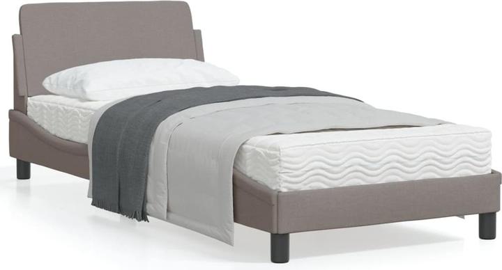 Image du produit VidaXL Cadre de lit avec tête de lit en tissu (90 x 190 cm)