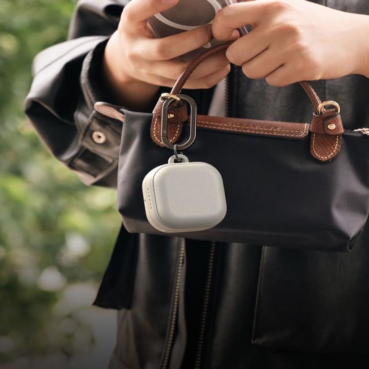 Produktbild Ringke Onyx Magnetisch Magsafe Samsung Galaxy Buds 4 / 4 Pro Warm Grau (Ladecase Hülle)