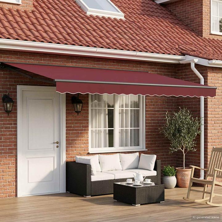 Actual product image vidaXL Einziehbare Markise (3.50 m)