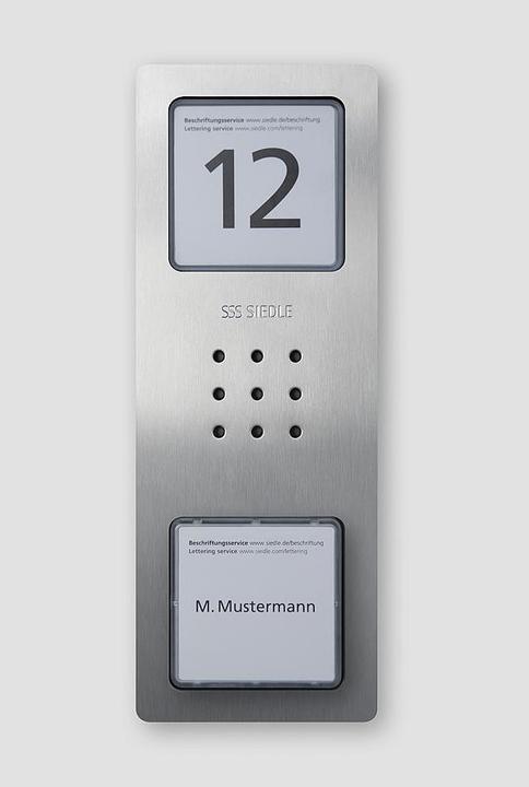 Image du produit Siedle CA 850-1 E Portier audio Compact Acier inoxydable