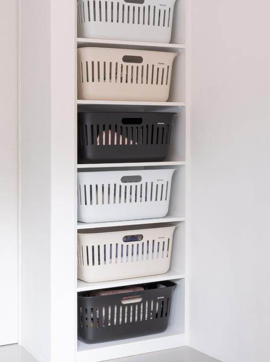 Image du produit Brabantia Wäschekorb Collect IT 2 x 40 l, Schwarz (40 l)