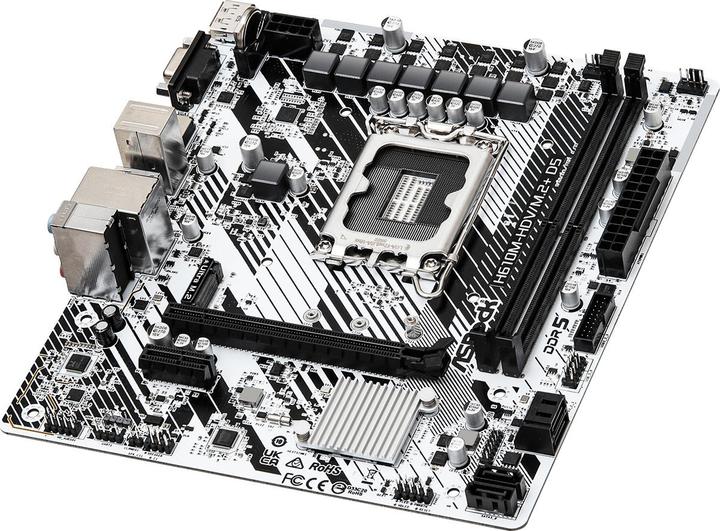 Produktbild AsRock H610M-HDV/M.2+ (LGA 1700, Intel H610, mATX)