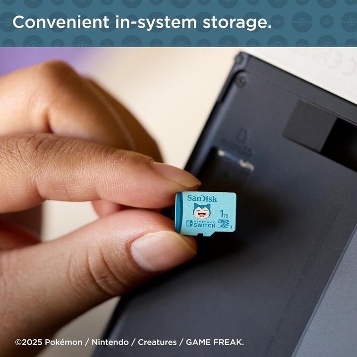 Actual product image SANDISK Nintendo Pokémon (1000 GB, microSDXC, U3, UHS-I)