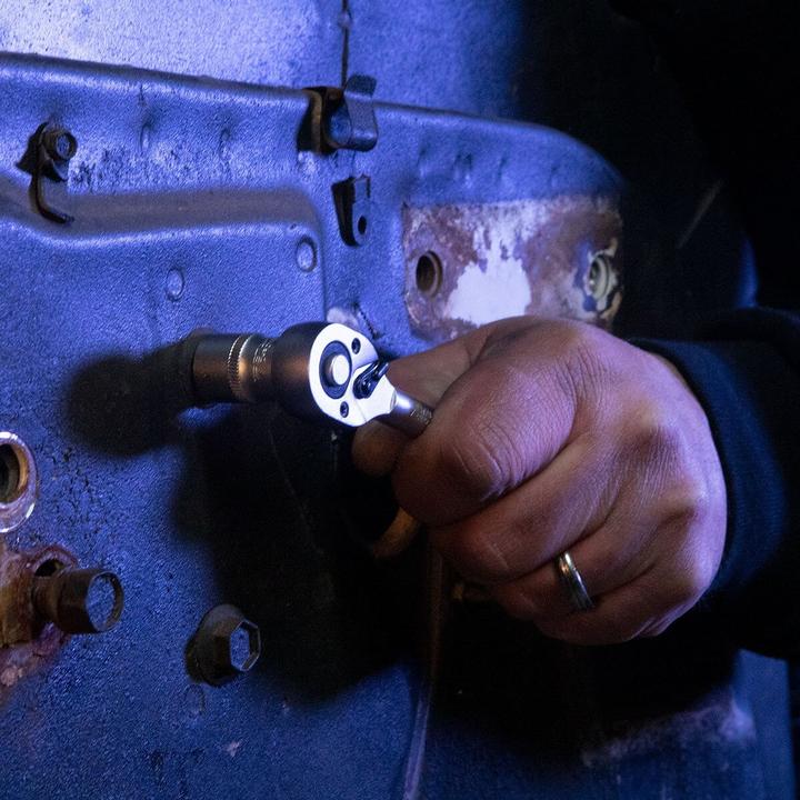 Actual product image Stahlwerk Professional ratchet box 1/4 inch reversible ratchet 35-piece chrome vanadium