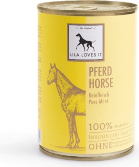 Produktbild Lila Loves It Reinfleisch Pferd (Adult, 12 Stk., 4800 g)