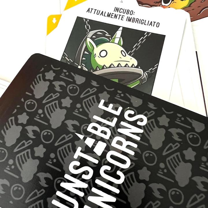 Actual product image Asmodée Unstable Unicorns - Nightmares (Expansion Pack) (Italian)