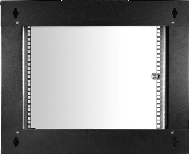 Actual product image LogiLink 19" wall-mounted distributor ECO, 4 U, mounted, black (4 RU, 19 inch rack)