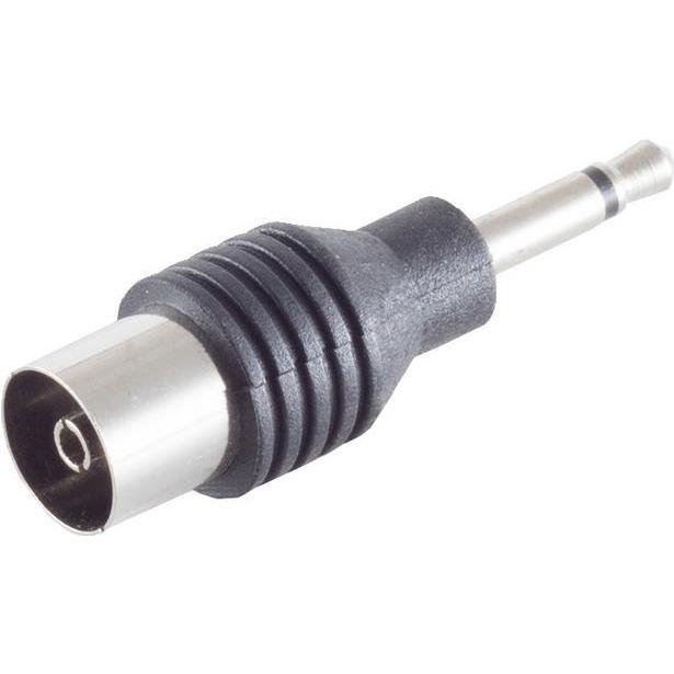 Shiverpeaks Adattatore per la massima connettività S/CONN, spina jack mono da 3,5 mm ad accoppiamento coassiale, Adattatore audio