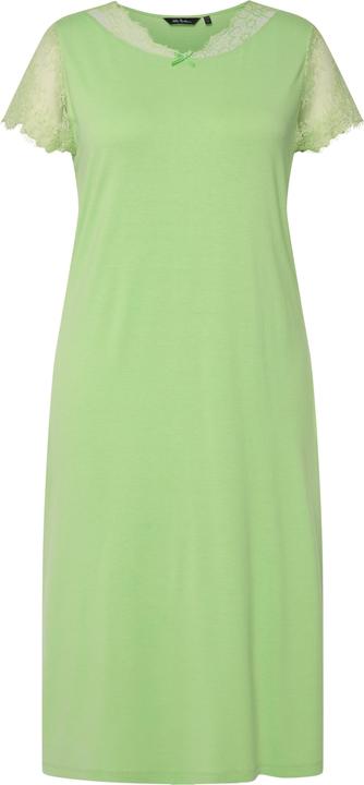 Immagine prodotto Ulla Popken Camicia da notte con pizzo, scollo a girocollo e mezze maniche (46, 48)