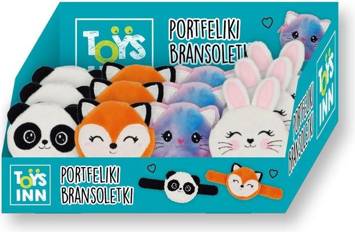 Image du produit Stnux Plüsch-Geldbörsen-Armband-Mix, 12 Stück. Anzeige