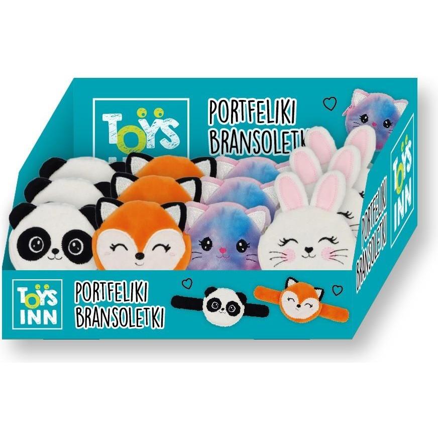 Stnux, Portafoglio, Plüsch-Geldbörsen-Armband-Mix, 12 Stück. Anzeige