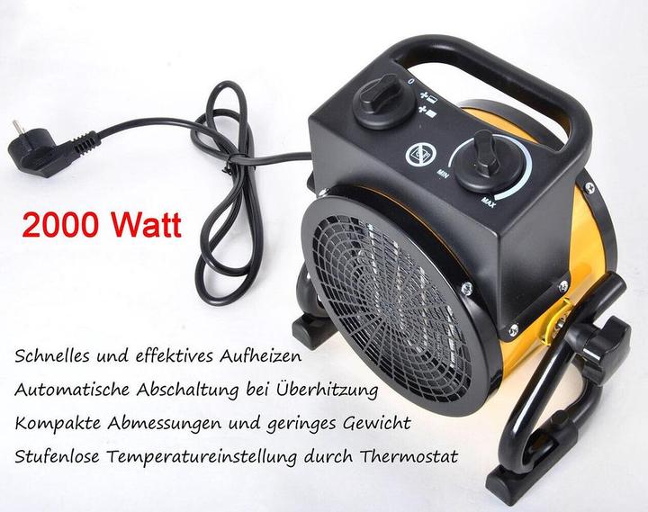 Produktbild Heizlüfter Keramik 200 W (2000 W)