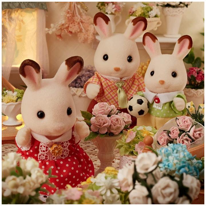 Image du produit Sylvanian Families Famille de lapins en chocolat