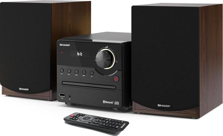 Actual product image Sharp XL-B512(BR) Home Stereo System Home Audio Micro System (Bluetooth, CD player, 2x 22 W)