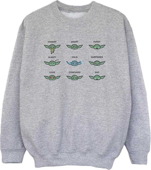 Produktbild Star Wars Mandalorian Grogu Mood Sweatshirt Jungen (128)