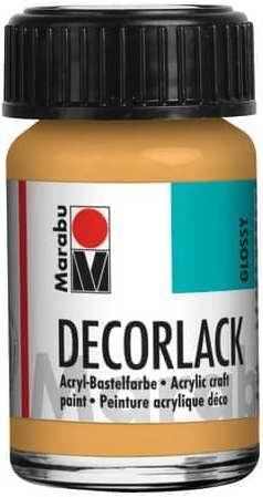 Image du produit Marabu Laque acrylique "Decorlack", or métallique, 15 ml, en pot (Or Métallique, 15 ml)