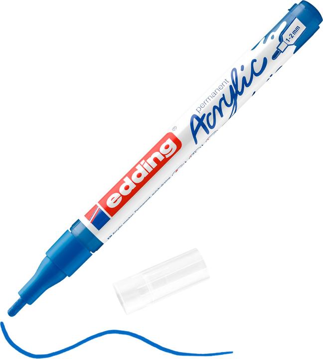 Produktbild Edding Acrylmarker 5300 Fein (Enzianblau, 2 mm, 1 x)