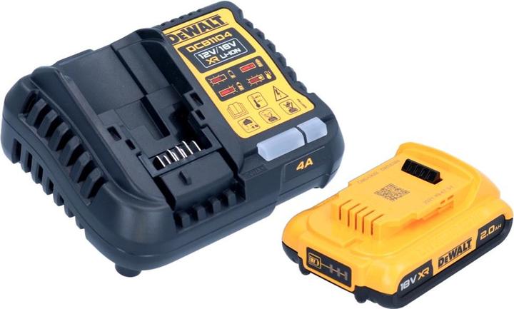 Produktbild DeWalt DCB 1104 D1 Akku Starter Set 12 V / 18 V 1x Akku 2,0 Ah + DCB 1104 Ladegerät (18 V)
