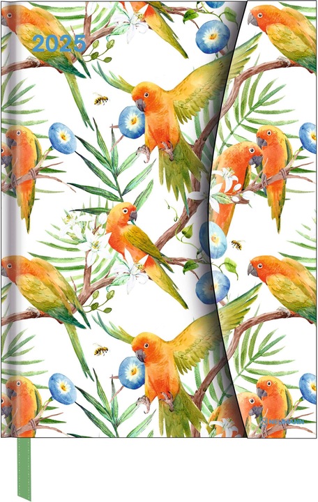 Actual product image Neumann N NEUMANNVERLAGE - Jungle 2025 Diary, 16x22cm, pocket calendar with magnetic closure and (16 x 22 cm, German)
