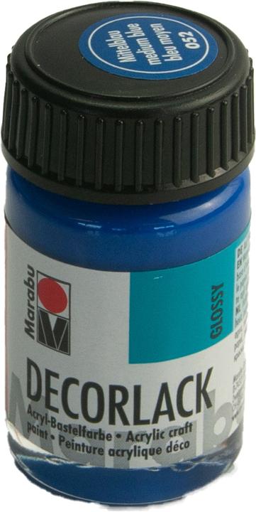 Image du produit Marabu Laque acrylique "Decorlack", bleu moyen, 15 ml, en pot (Bleu moyen, 15 ml)