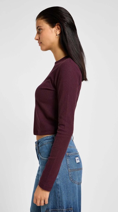 Produktbild Lee Langarmshirt Longsleeves Cropped Rib Tee (L)