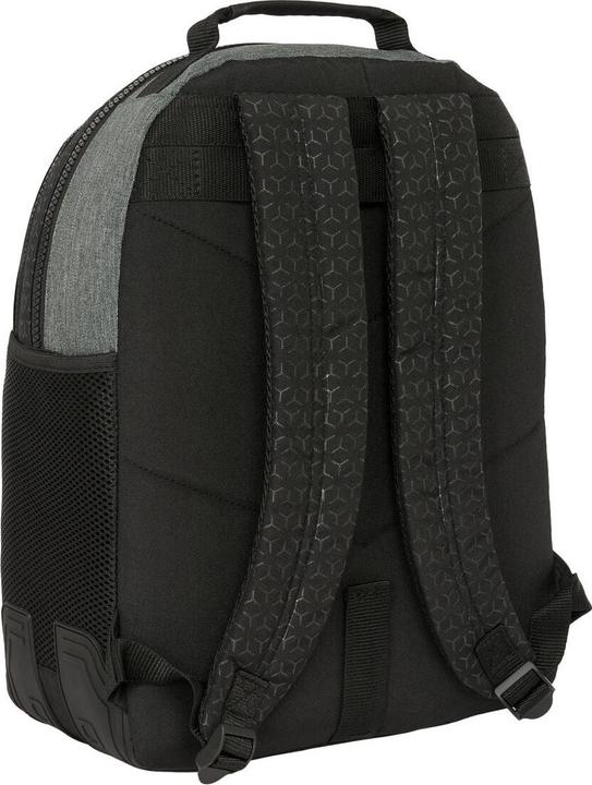 Actual product image Safta School Bag BlackFit8 Old school Black Grey 32 x 42 x 15 cm