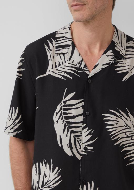 Actual product image S.Oliver Hemd Resort Fit: Kurzarmhemd aus Viskosemix (S)