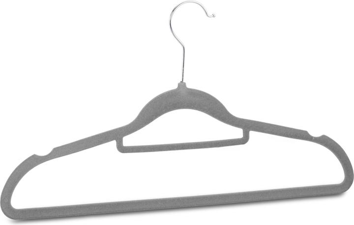 Actual product image Relaxdays Velvet Clothes Hanger Set (30 x)