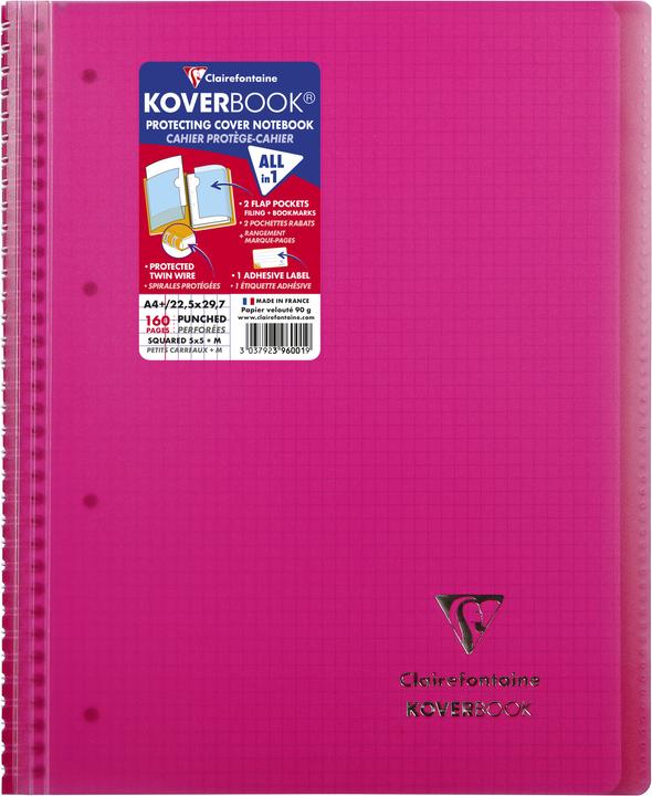 Actual product image Clairefontaine Koverbook (A4+, Checked, Hardcover)