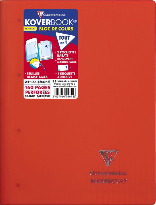 Actual product image Clairefontaine Koverbook (A4+, Lined, Hardcover)