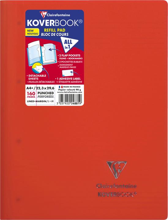 Actual product image Clairefontaine Koverbook (A4+, Lined, Soft cover)